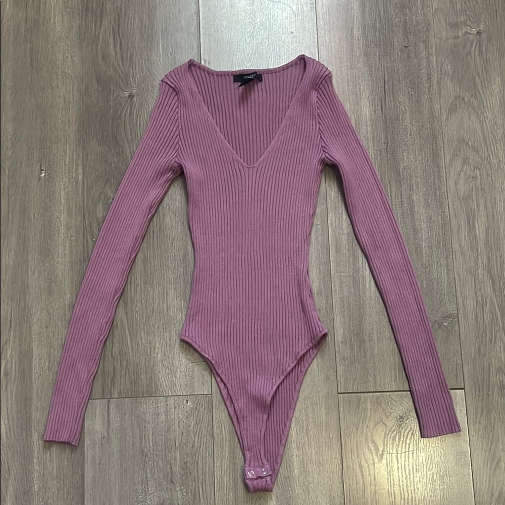 Forever21 Ribbed Bodysuit